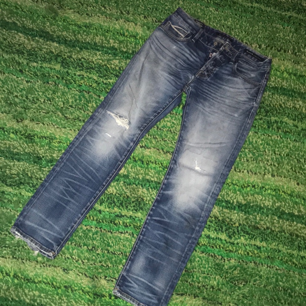 Buckle Cult of Individuality Greaser Straight Jeans Men 30x32 Limited Edition